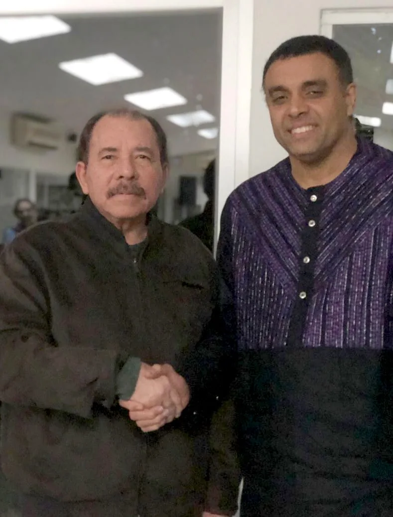 Bishop Dag Heward-Mills met Daniel Ortega
