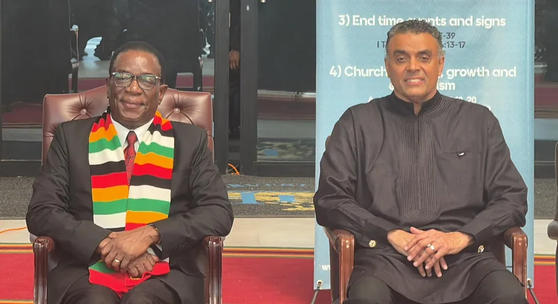 Bishop Dag Heward-Mills met Emmerson Mnangagwa